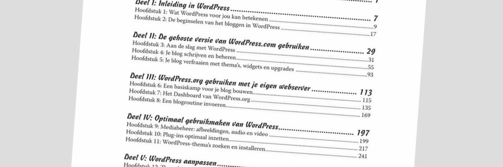 Top 3 Nederlandse WordPress boeken