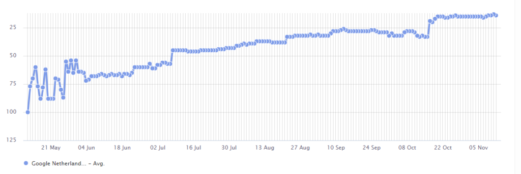 seo resultaat